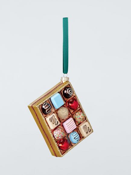 John Lewis Curate & Collect Box of Chocolates Bauble, Multi, Multi