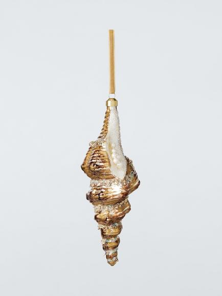 John Lewis The Connoisseur Conch Shell Bauble, Copper, Copper