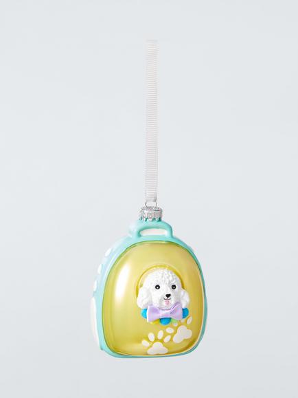 John Lewis The Enthusiast Dog in Backpack Bauble, Multi, Multi