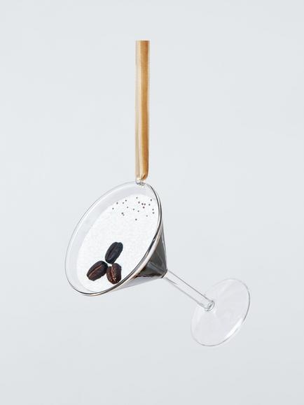 John Lewis The Connoisseur Espresso Martini Bauble, Brown, Brown