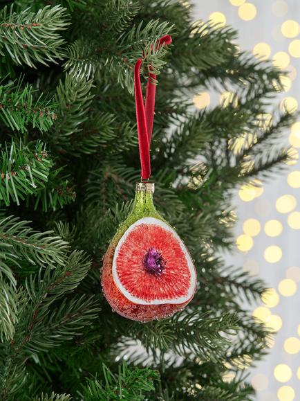 John Lewis The Curator Fig Bauble, Multi - view 2, Multi