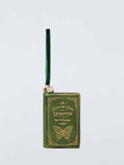 John Lewis The Curator Book Bauble, Green, Green