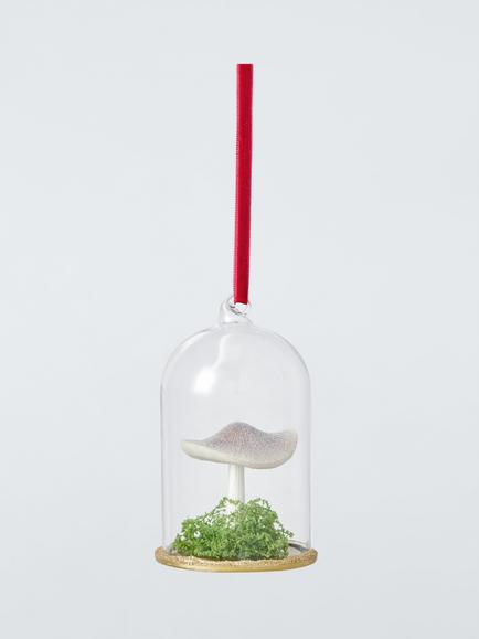 John Lewis The Curator Mushroom Cloche Bauble, Multi, Multi