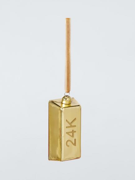 John Lewis The Connoisseur 24K Bauble, Gold, Gold