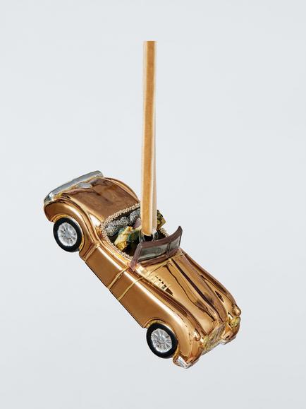 John Lewis The Connoisseur Car with Presents Bauble, Gold, Gold