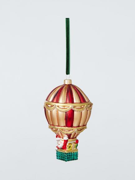 John Lewis Curate & Collect Hot Air Balloon Bauble, Multi, Multi