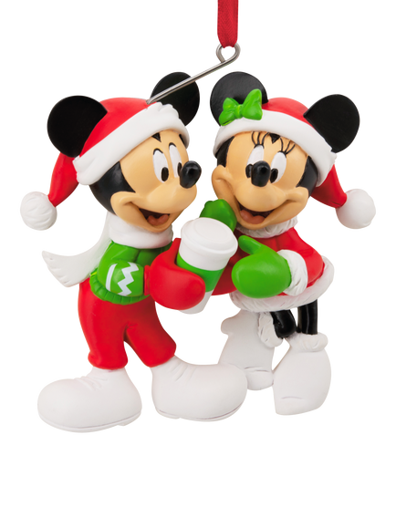 Hallmark Mickey and Minnie Decoration, Multi, Multi