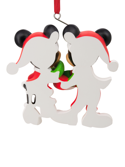 Hallmark Mickey and Minnie Decoration, Multi - view 2, Multi