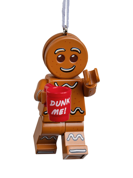 Hallmark LEGO Gingerbread Man Tree Decoration, Multi