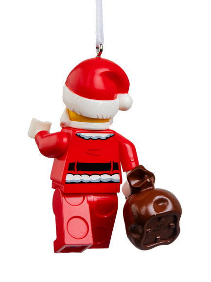 Hallmark LEGO Jolly Santa Tree Decoration - view 2, Multi