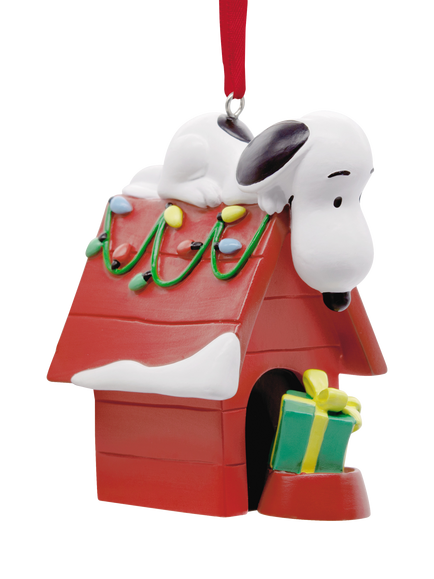 Hallmark Snoopy Dog House Bauble, Multi, Multi