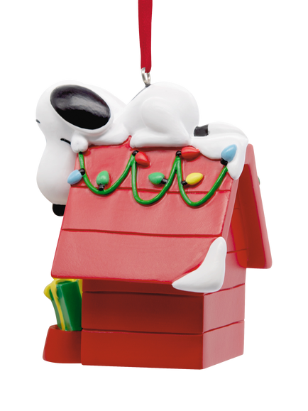 Hallmark Snoopy Dog House Bauble, Multi - view 2, Multi