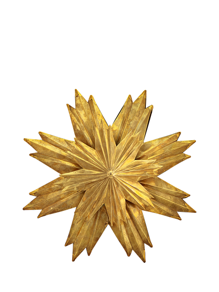 nkuku Amata Tree Topper, Brass, Brass