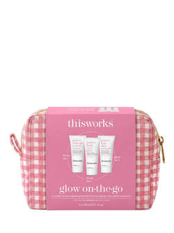 This Works Glow On-The-Go Travel Bodycare Gift Set, 