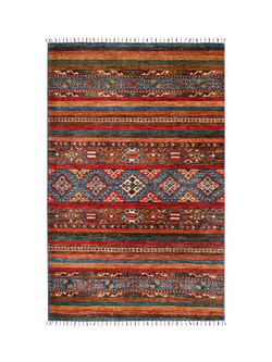 Gooch Oriental Khurjeen Pure Wool Rug, Green, L155 x W101 cm, Green
