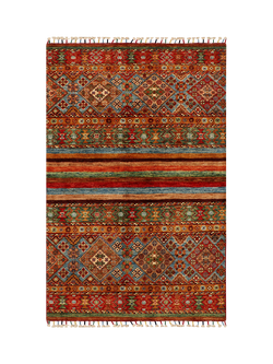 Gooch Oriental Khurjeen Pure Wool Rug, Multi, L154 x W100 cm, Multi