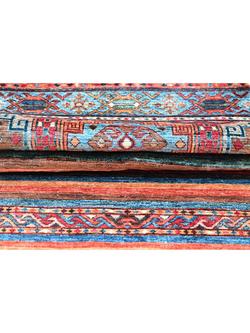 Gooch Oriental Khurjeen Pure Wool Runner Rug, Multi, L238 x W171 cm - view 2, Multi