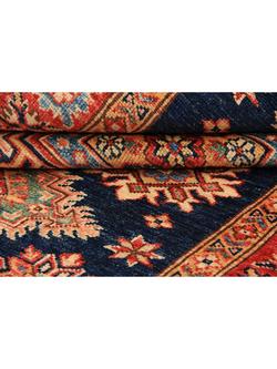 Gooch Oriental Supreme Kazak Pure Wool Rug, Blue, L152 x W108 cm - view 2, Blue