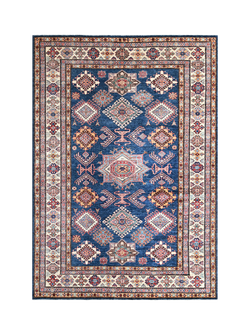 Gooch Oriental Supreme Kazak Pure Wool Rug, Blue, L238 x W171 cm, Blue