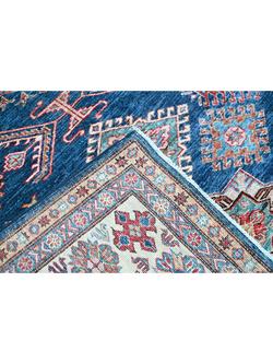 Gooch Oriental Supreme Kazak Pure Wool Rug, Blue, L238 x W171 cm - view 2, Blue