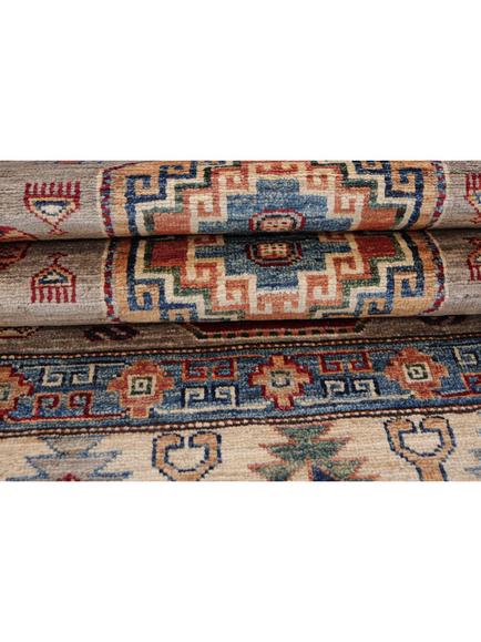 Gooch Oriental Supreme Kazak Pure Wool Rug, Grey, L183 x W119 cm - view 2, Grey