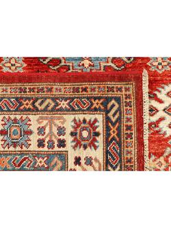 Gooch Oriental Supreme Kazak Pure Wool Rug, Red, L188 x W124 cm - view 2, Red