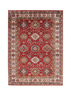 Gooch Oriental Supreme Kazak Pure Wool Rug, Red, L232 x W171 cm, Red