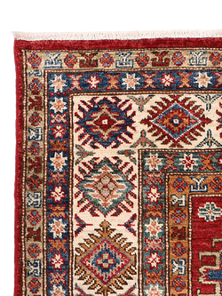 Gooch Oriental Supreme Kazak Pure Wool Rug, Red, L232 x W171 cm - view 2, Red