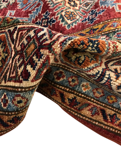 Gooch Oriental Supreme Kazak Pure Wool Rug, Red, L238 x W175 cm - view 2, Red