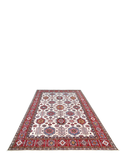 Gooch Oriental Supreme Kazak Pure Wool Rug, Red, L372 x W276 cm - view 2, Red