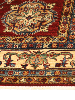 Gooch Oriental Supreme Kazak Pure Wool Rug, Rust, L250 x W175 cm - view 2, Rust