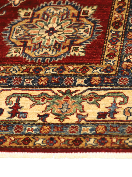Gooch Oriental Supreme Kazak Pure Wool Rug, Rust, L250 x W175 cm - view 2, Rust