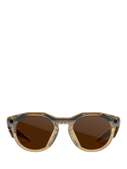 Meta Oakley Meta HSTN Glasses, Brown, Clear to Brown Transitions Lenses - view 2, Brown