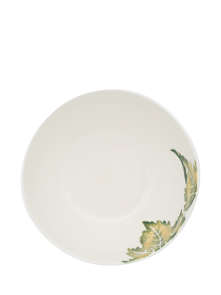 BlissHome Pumpkin Earthenware Salad Bowl, 24cm, Orange - view 2, Orange