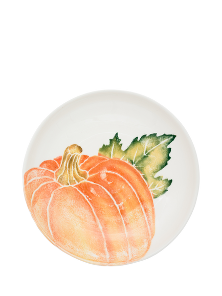 BlissHome Pumpkin Earthenware Supper Bowl, 24cm, Orange - view 2, Orange