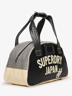 Superdry Retro Alumni Bowling Bag, Black - view 2, Black