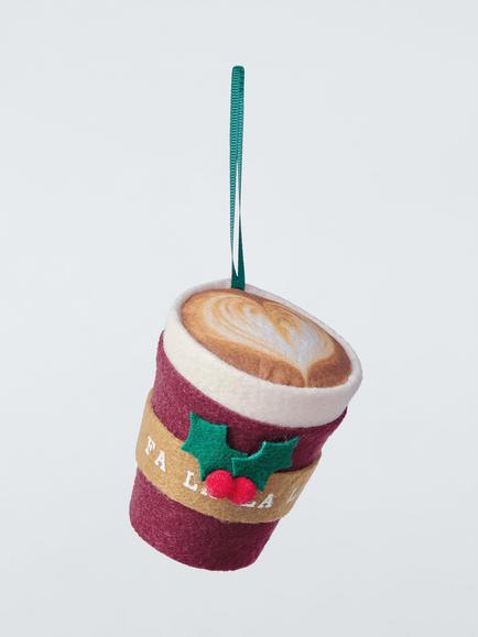 John Lewis Curate & Collect Felt Latte Cup Tree Decoration, Multi, Multi