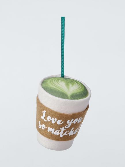 John Lewis Curate & Collect Felt Matcha Cup Tree Decoration, Multi, Multi