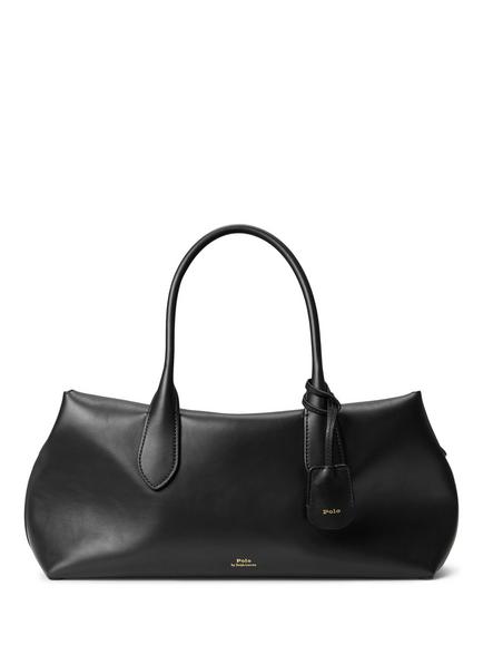 Ralph Lauren Polo Ralph Lauren Bellport Leather Satchel, Black