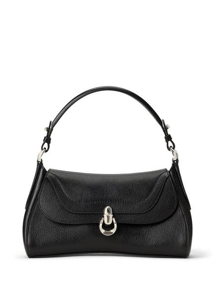 Polo Ralph Lauren Blaze Leather Crossbody Bag, Black, Black