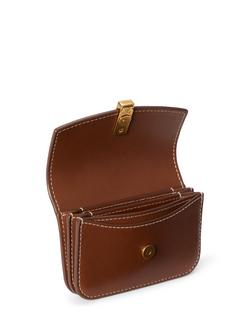 Ralph Lauren Polo ID Leather Wallet, Cuoio - view 2, Cuoio
