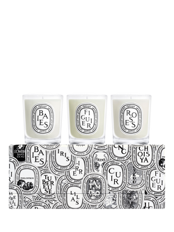 Diptyque Small Scented Candle Gift Set, 3 x 70g, 