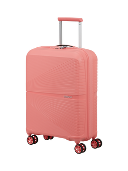 American Tourister Airconic 4-Wheel Spinner 55cm Cabin Case, 33.5L, Solar Pink