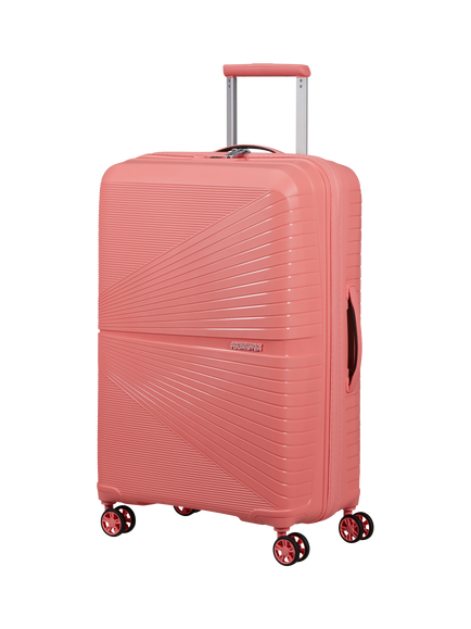 American Tourister Airconic 4-Wheel Spinner 67cm Medium Suitcase, 67L, Solar Pink