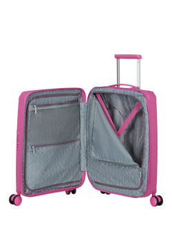 American Tourister Fastforward 55cm Expandable 4-Wheel Cabin Suitcase, 36/44L - view 2, Electric Fuchsia