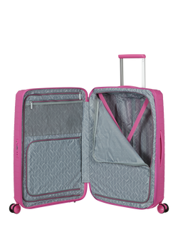 American Tourister Fastforward 68cm Expandable 4-Wheel Medium Suitcase, 67/77L - view 2, Electric Fuchsia
