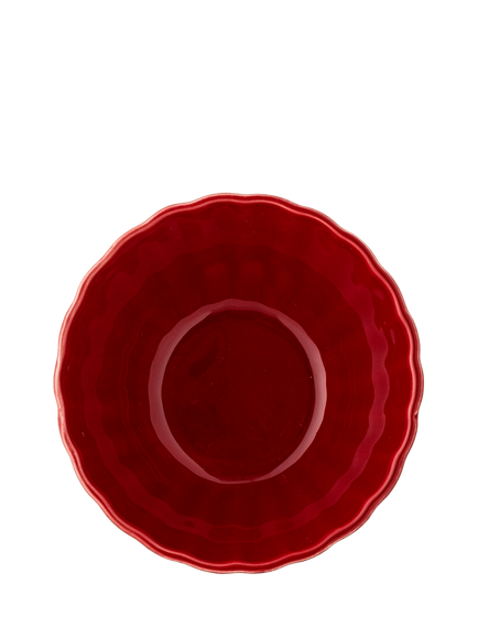 Bloomingville Latina Stoneware Cereal Bowl, 12cm, Red - view 2, Red