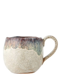Bloomingville Estella Glaze Stoneware Mug, 350ml, Blue/Purple, Multi