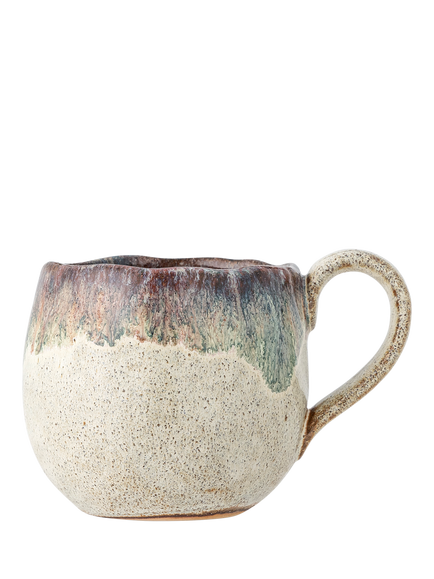 Bloomingville Estella Glaze Stoneware Mug, 350ml, Blue/Purple, Multi