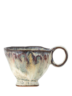 Bloomingville Imogen Reactive Glaze Stoneware Mug, 175ml, Grey/Violet, Multi
